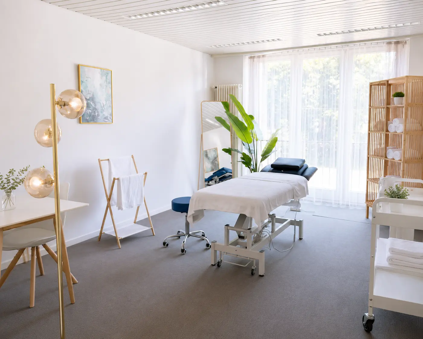 Standort des Massage Zentrum Lenzburg am Bahnhofweg 17 in Wohlen