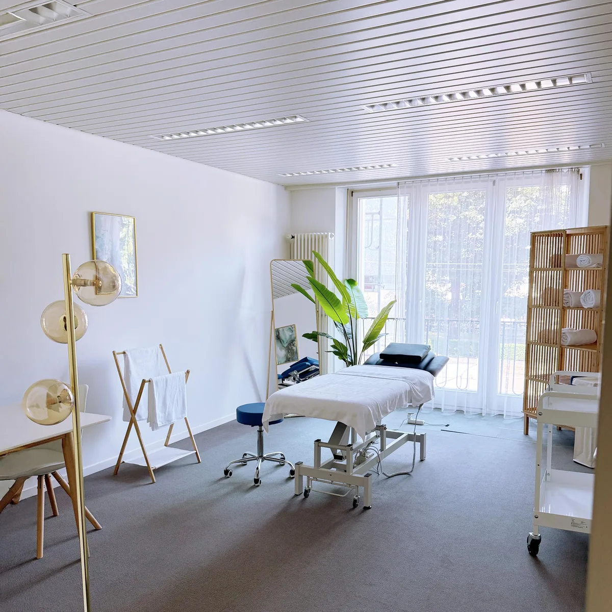Praxisraum des Massage Zentrum Lenzburg